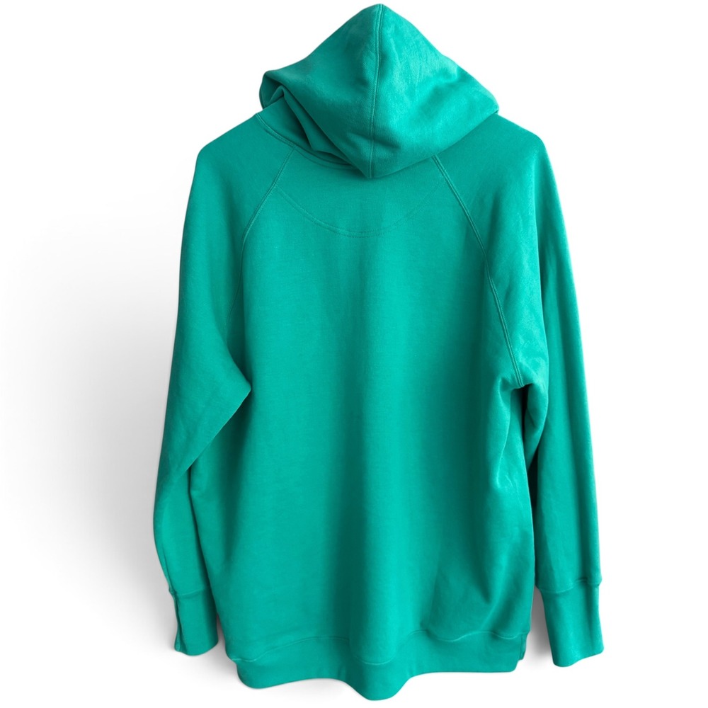Champion Hoodie NWT Women 1X Green Colorful Script Logo Fleece Outdoor Pullover - Picture 4 of 11